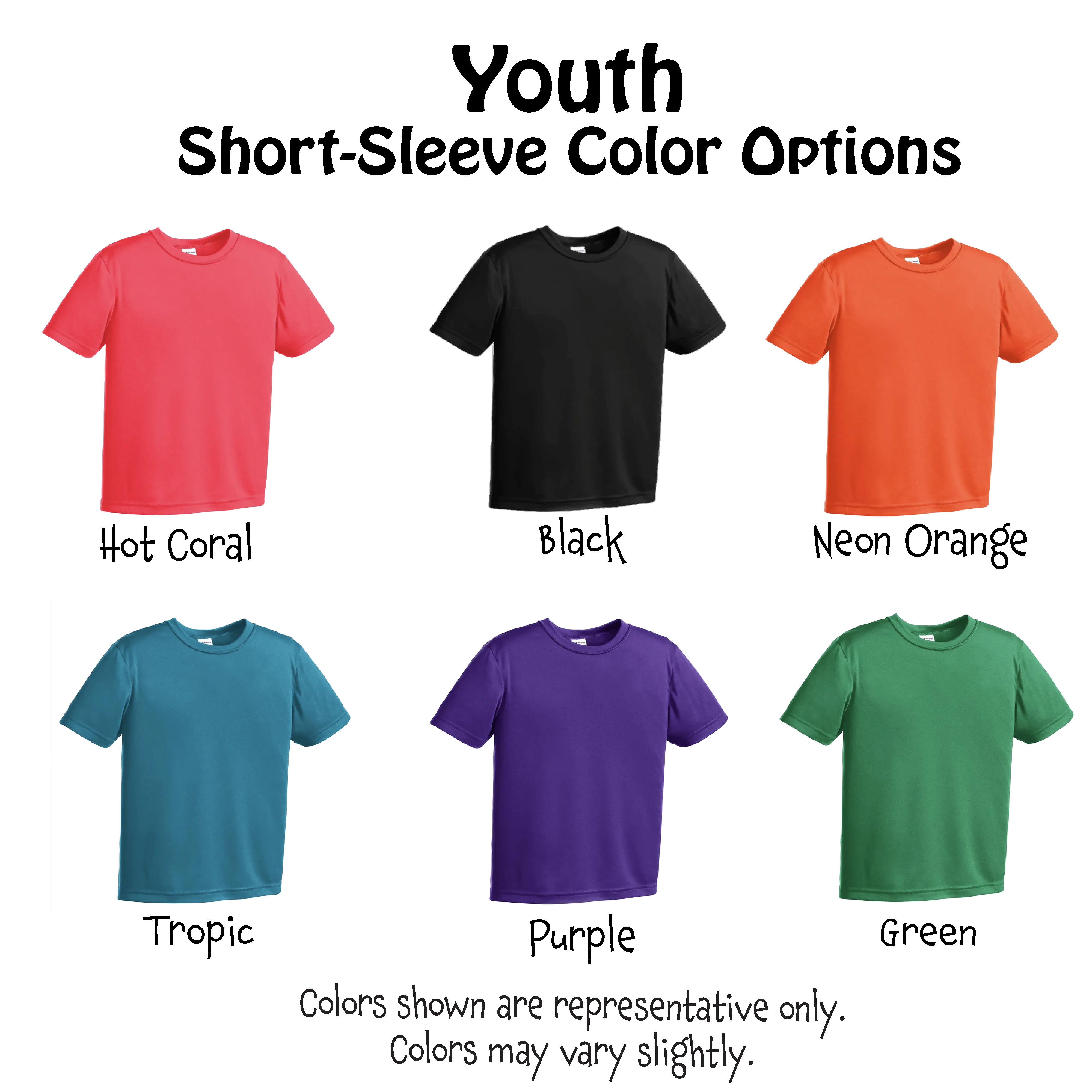 002 Pickleball (Colors Purple Rainbow Pink) | Youth Short Sleeve Pickleball Shirts | 100% Polyester