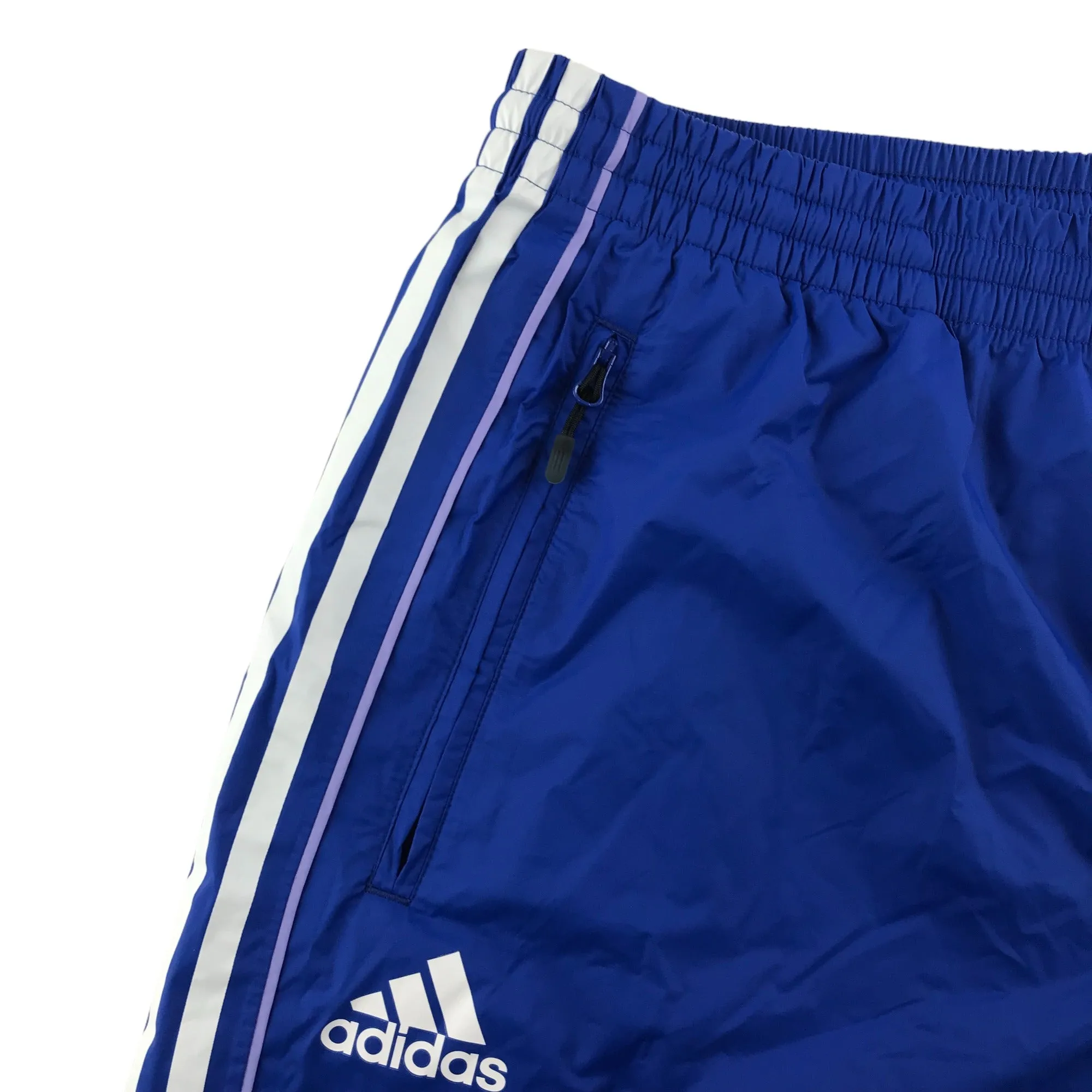 Adidas Trousers Size XL Royal Blue Scotland Commonwealth Games Waterproof Windbreaker Bottoms