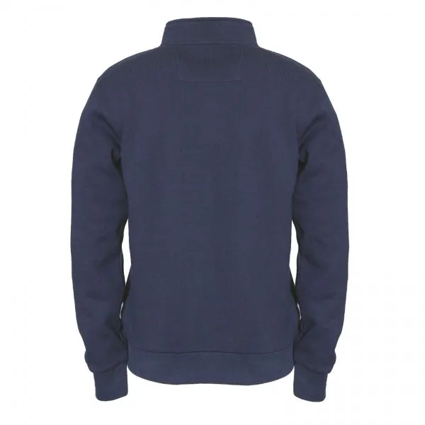 AG 1/4 ZIP Mens Cotton Pull Over Jumper Navy