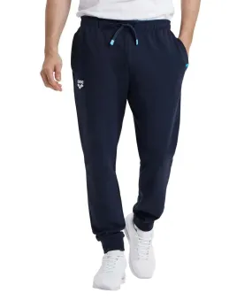 ARENA Unisex Team Pants Solid Sporty Fleece Joggers Regular Fit Workout Gym Training Active Bottoms for Men and Women Navy X-Small