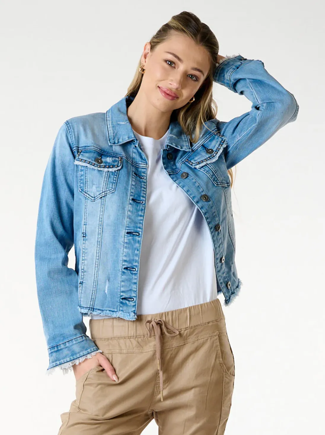 Austin Studded Denim Jacket