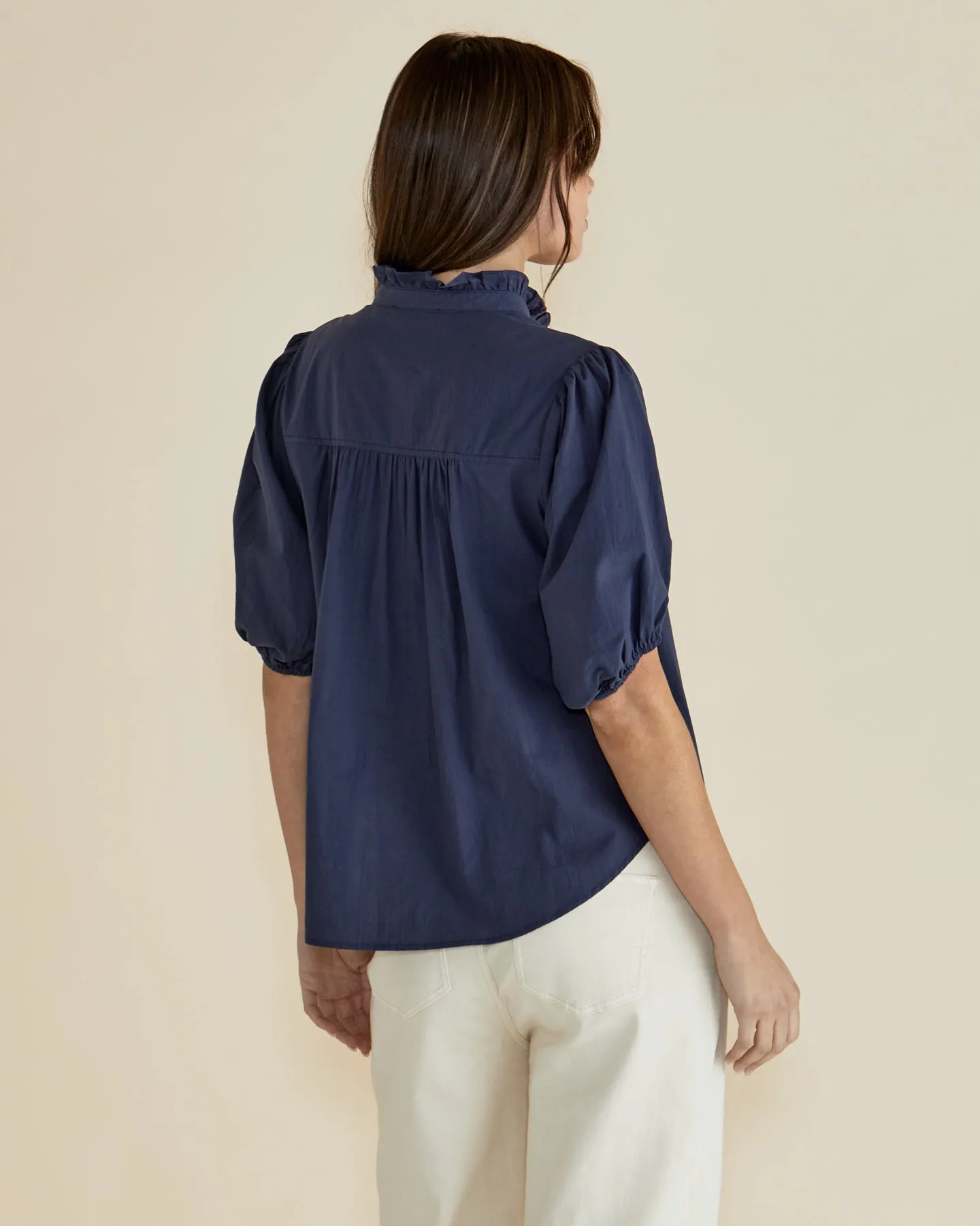 Avery Blouse - French Blue