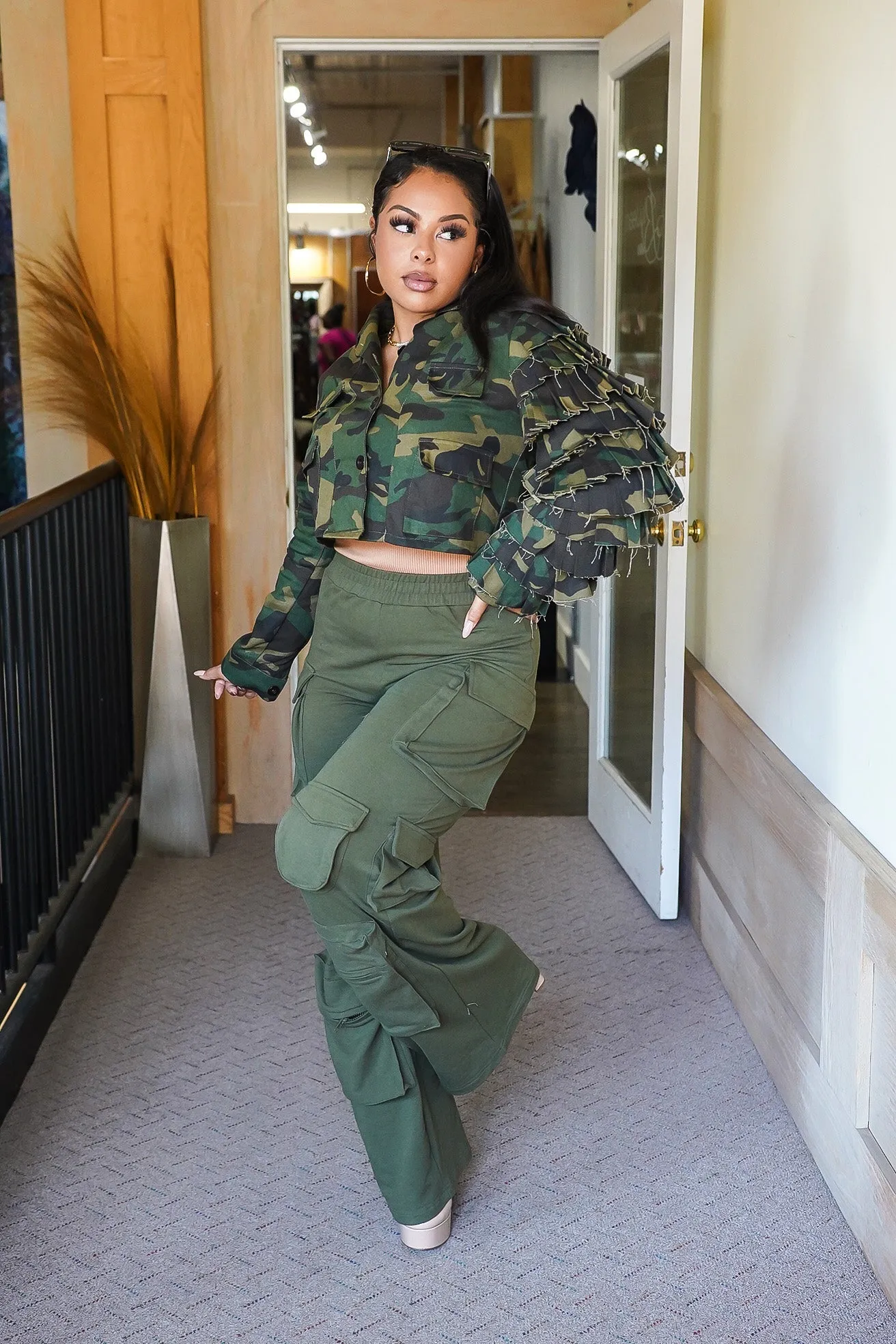 Big Pockets Cargo pants (Grey)