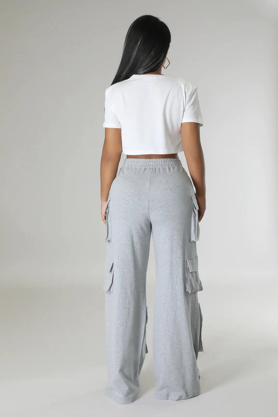 Big Pockets Cargo pants (Grey)