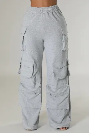 Big Pockets Cargo pants (Grey)