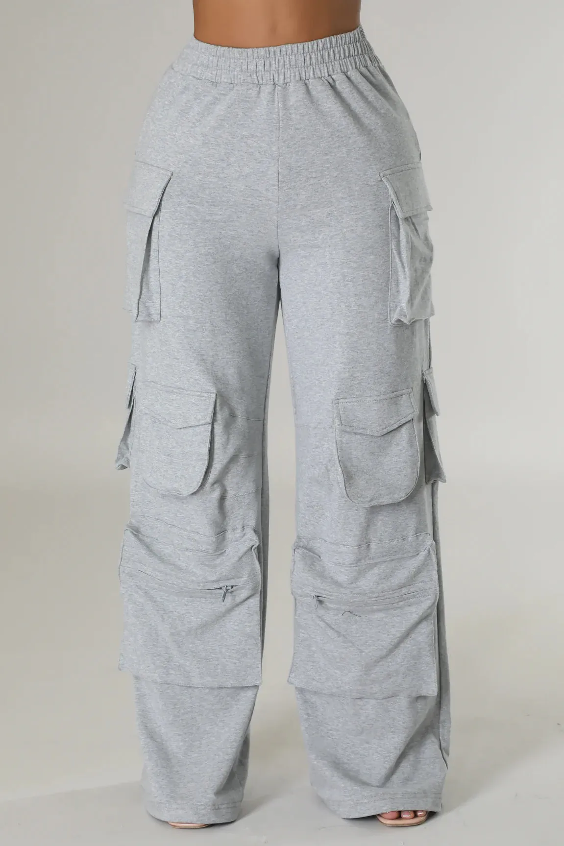 Big Pockets Cargo pants (Grey)