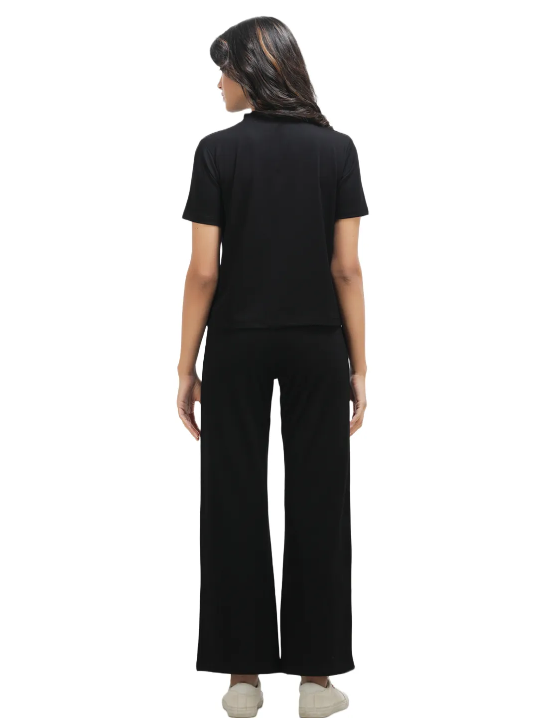Black Lycra Co-ord Set