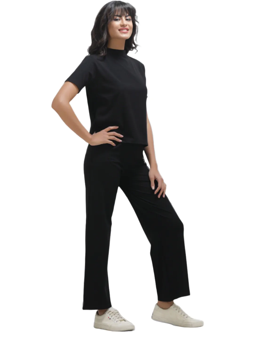 Black Lycra Co-ord Set