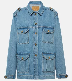Blaze Milano Milano Sahariana oversized denim jacket