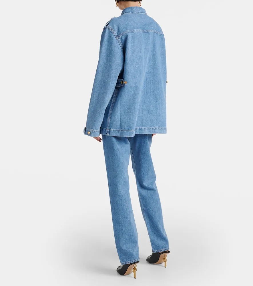 Blaze Milano Milano Sahariana oversized denim jacket