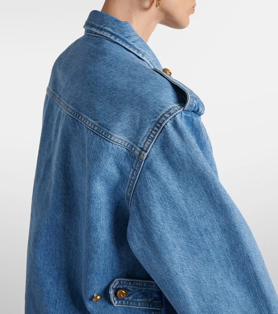 Blaze Milano Milano Sahariana oversized denim jacket