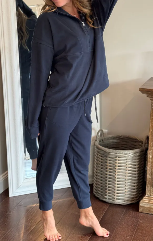 Brushed Rib Slim Cuff Pant 25
