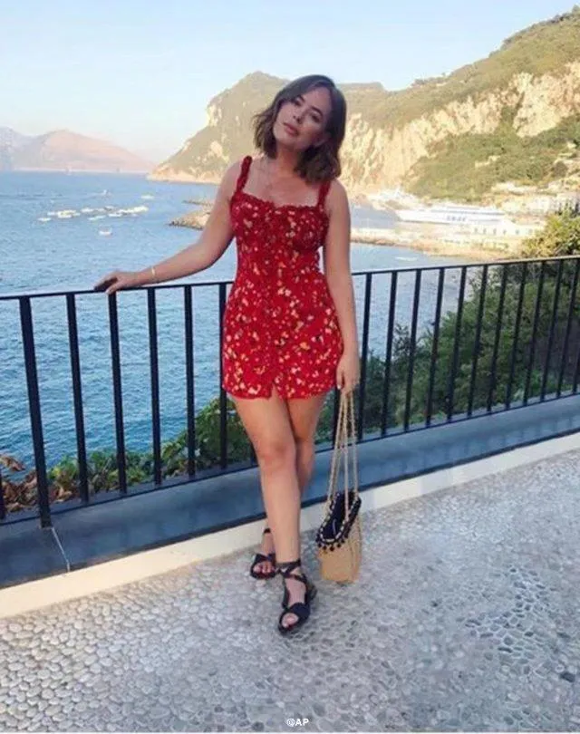 Casual Corset Red Fleur Floral Ruffle Strap Button Up Floral Dress