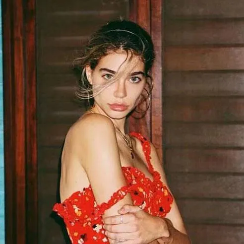 Casual Corset Red Fleur Floral Ruffle Strap Button Up Floral Dress