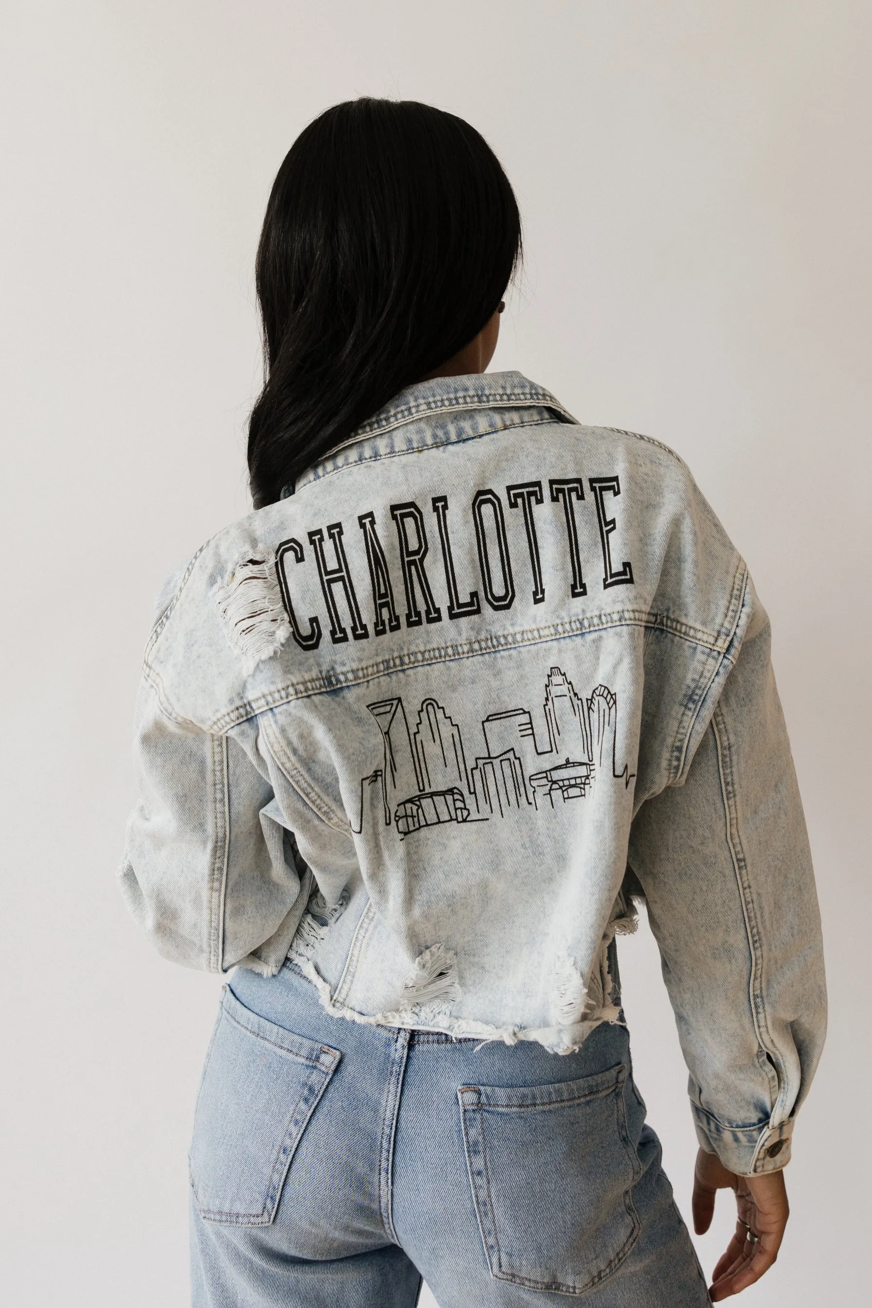 Charlotte Skyline Denim Jacket