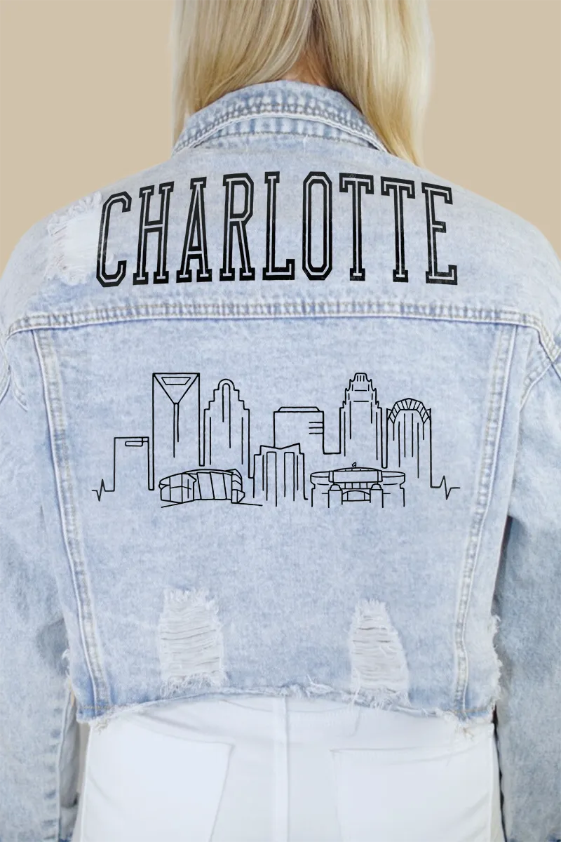 Charlotte Skyline Denim Jacket