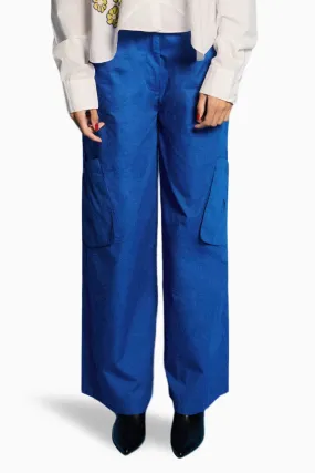 Cobalt Blue Cargo Pants