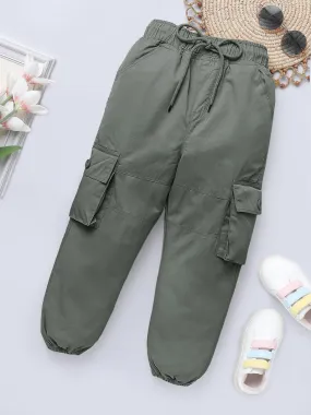Cotton Grey Cargo for Girls & Boys
