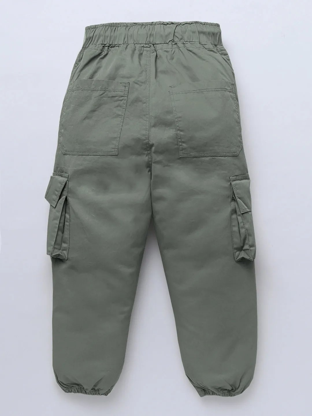 Cotton Grey Cargo for Girls & Boys