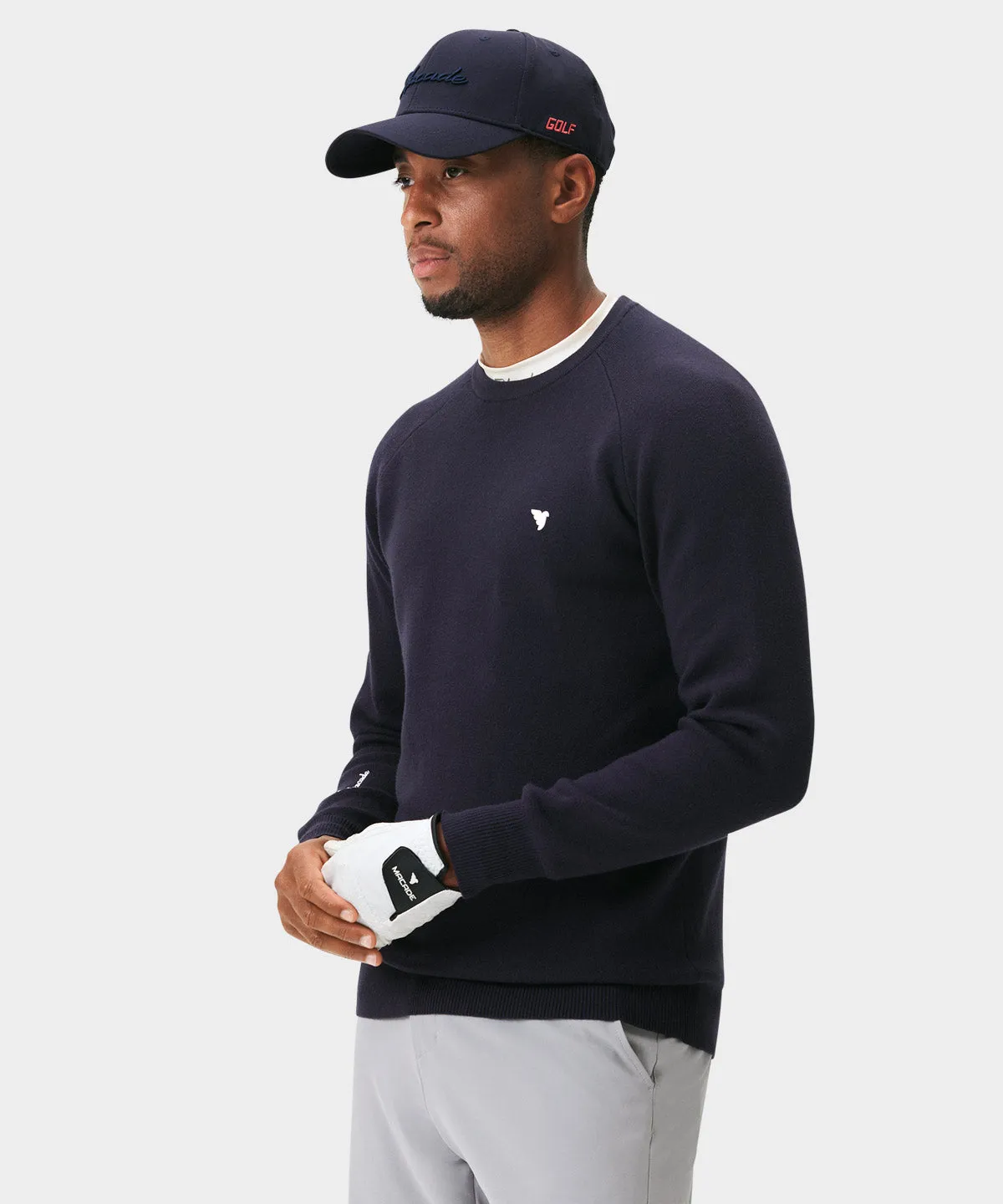 Dark Blue TX Knit Crewneck