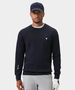 Dark Blue TX Knit Crewneck