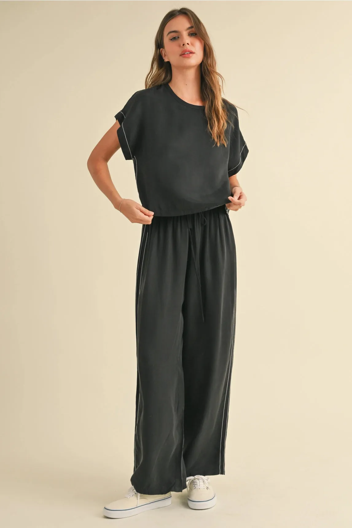 Demi Relaxed Pants - Black