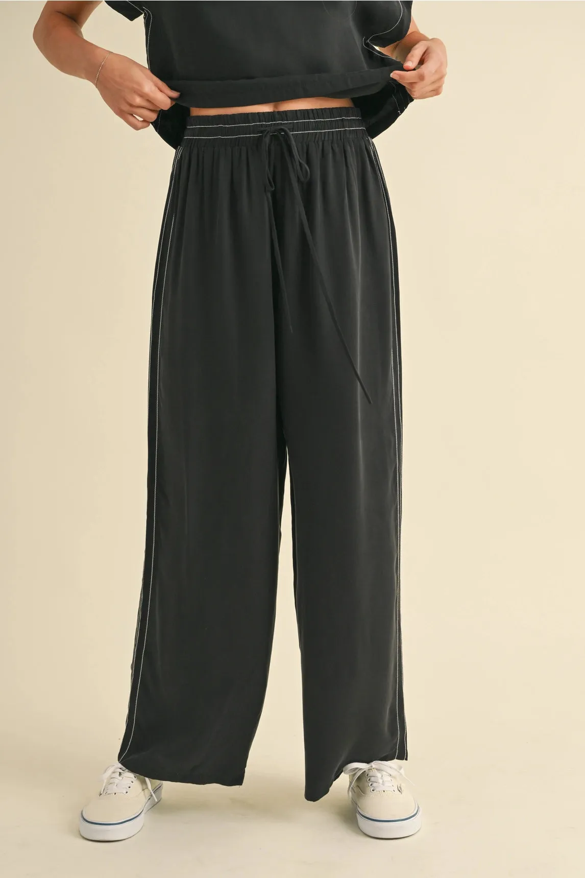 Demi Relaxed Pants - Black
