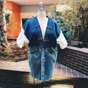 Easy Jacket 12.2 - Indigo/White Petite