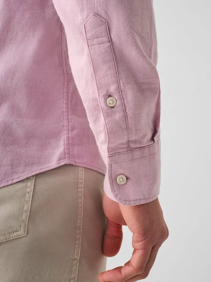 Faherty Stretch Oxford Shirt 2.0 in Orchid