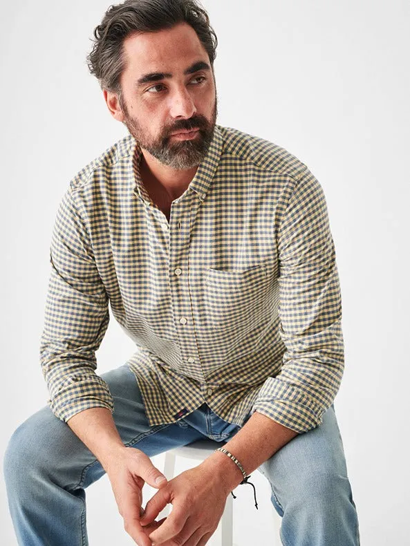 Faherty Stretch Oxford Shirt 2.0 in Sunny Seas Gingham
