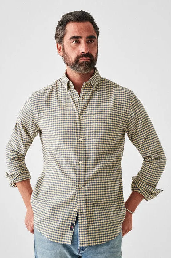 Faherty Stretch Oxford Shirt 2.0 in Sunny Seas Gingham