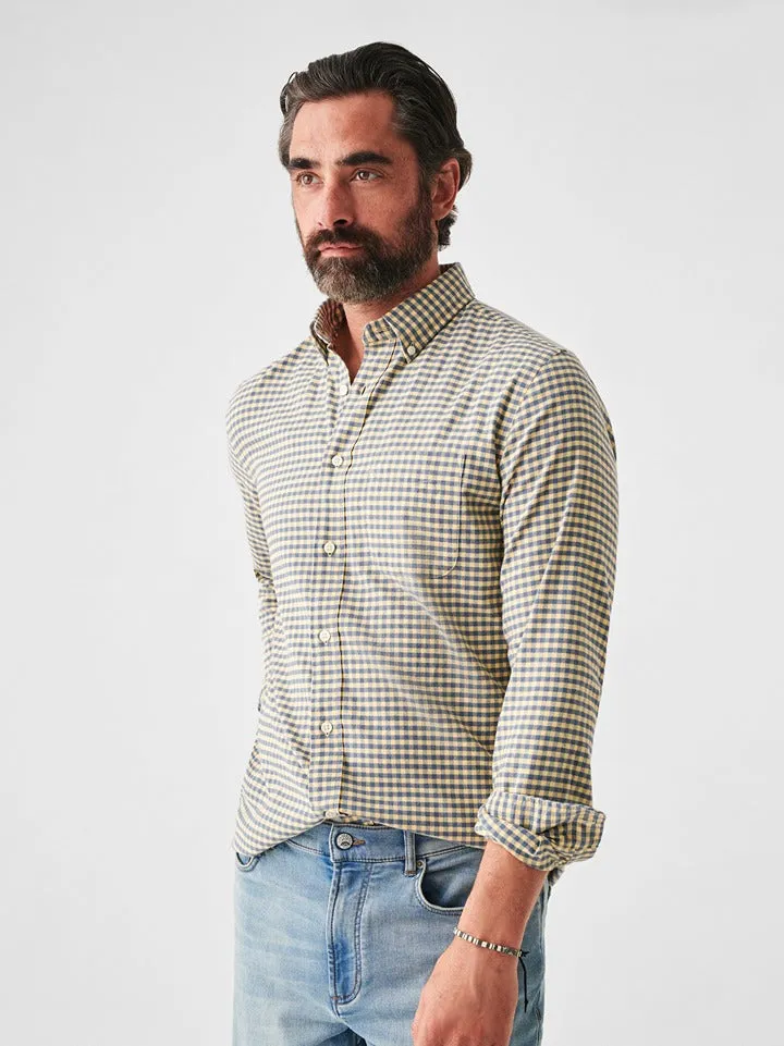 Faherty Stretch Oxford Shirt 2.0 in Sunny Seas Gingham