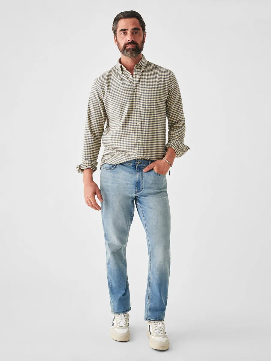 Faherty Stretch Oxford Shirt 2.0 in Sunny Seas Gingham