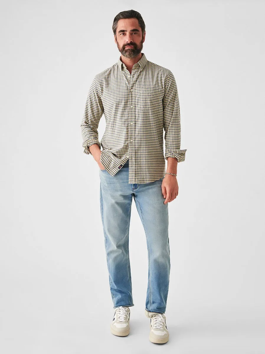 Faherty Stretch Oxford Shirt 2.0 in Sunny Seas Gingham