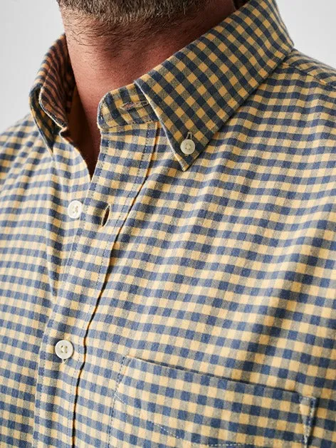 Faherty Stretch Oxford Shirt 2.0 in Sunny Seas Gingham