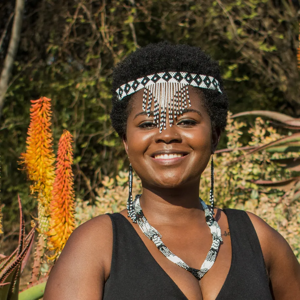 Frilled African Beaded headbands