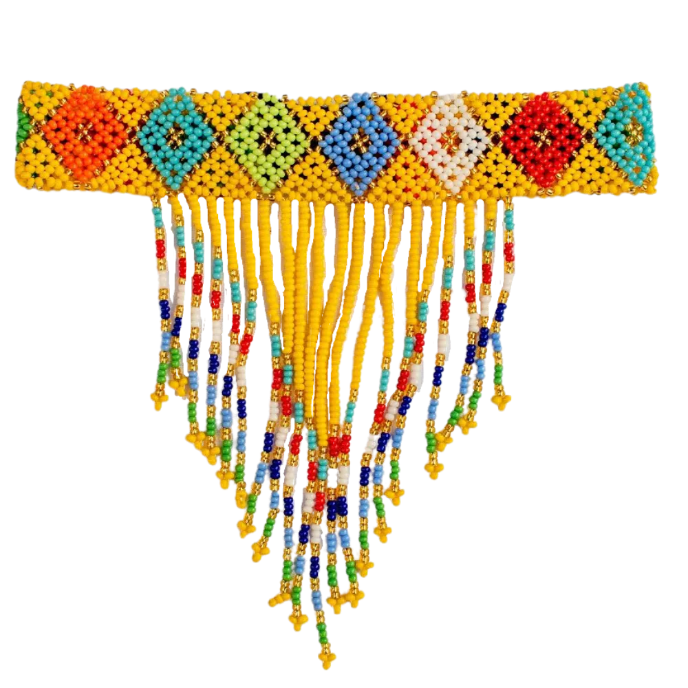 Frilled African Beaded headbands