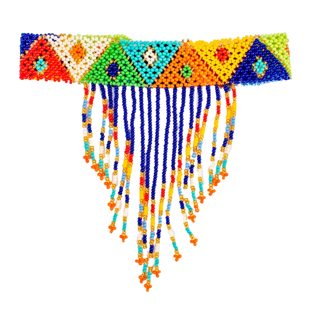 Frilled African Beaded headbands