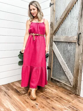 Frilled Maxi Dress