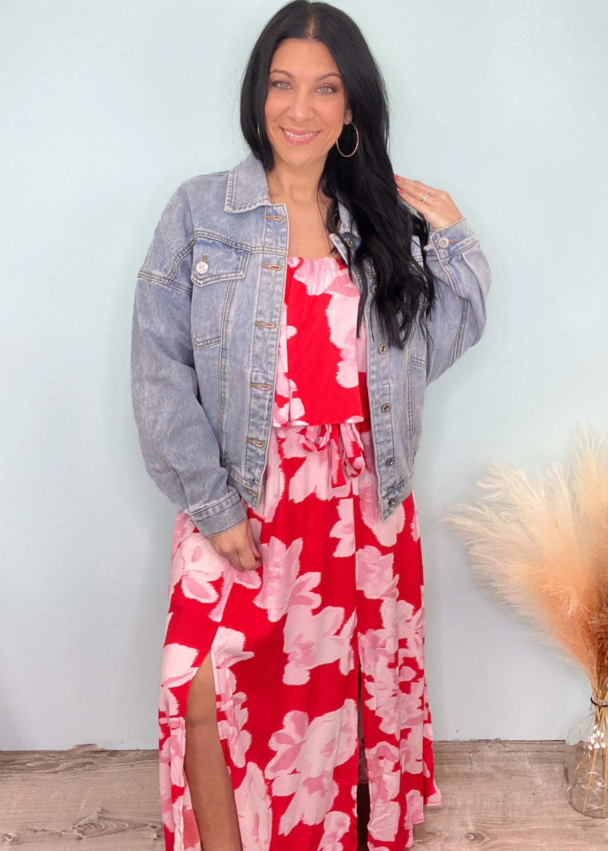 'Harlow' Boyfriend Fit Denim Jacket