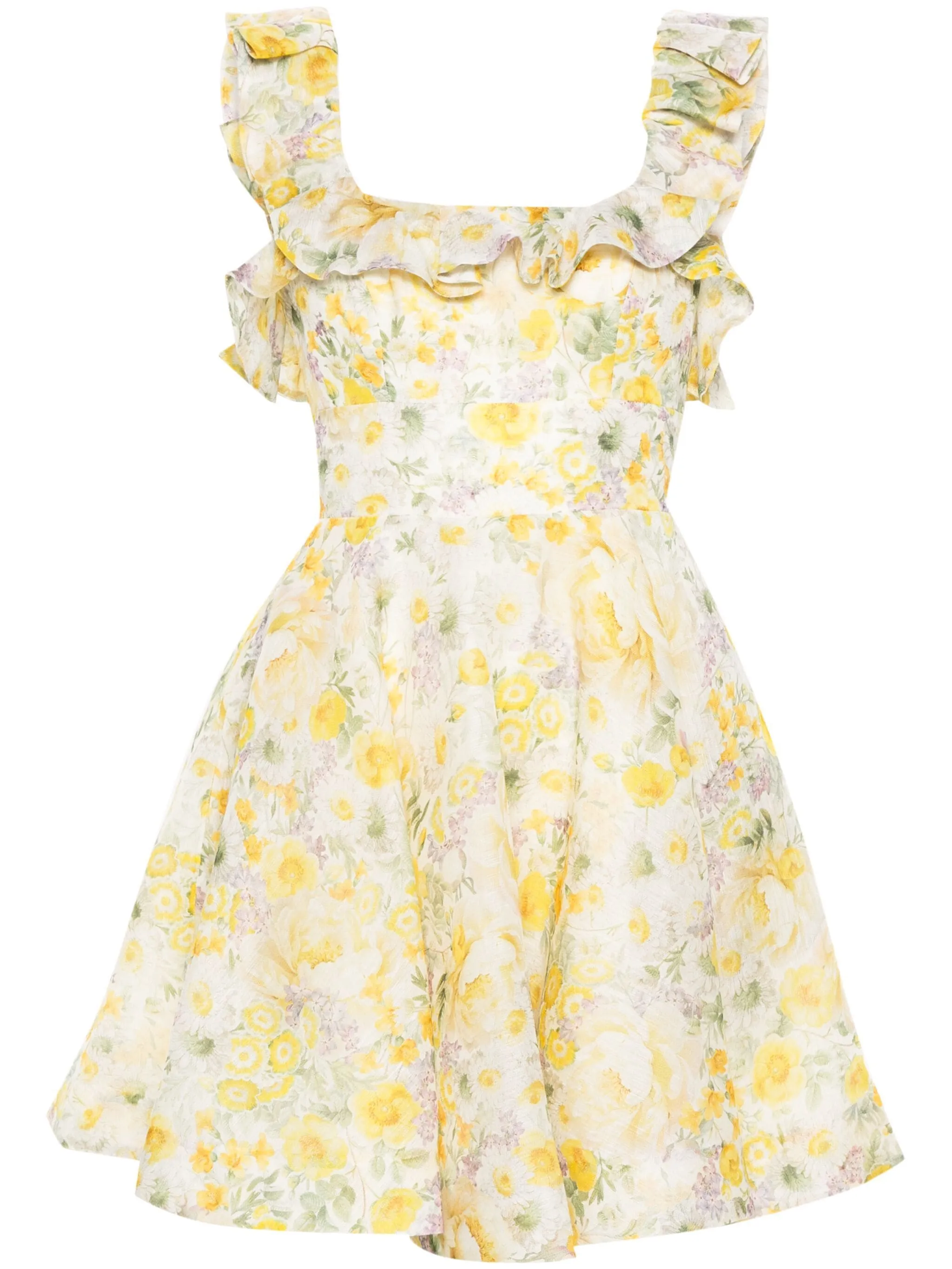 Harmony Frilled Mini Dress