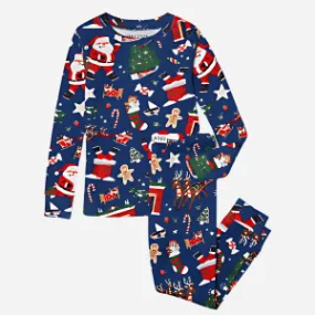 Hatley Books to Bed - Navy Twas the night before Christmas pajama set