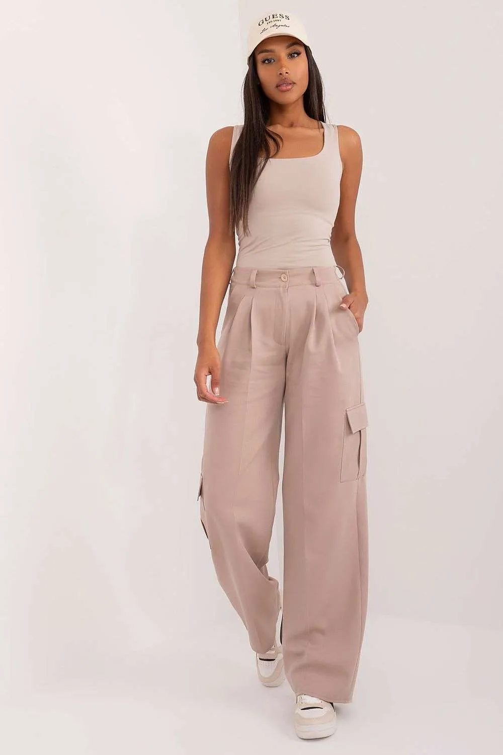 High Waist Cargo Trouser