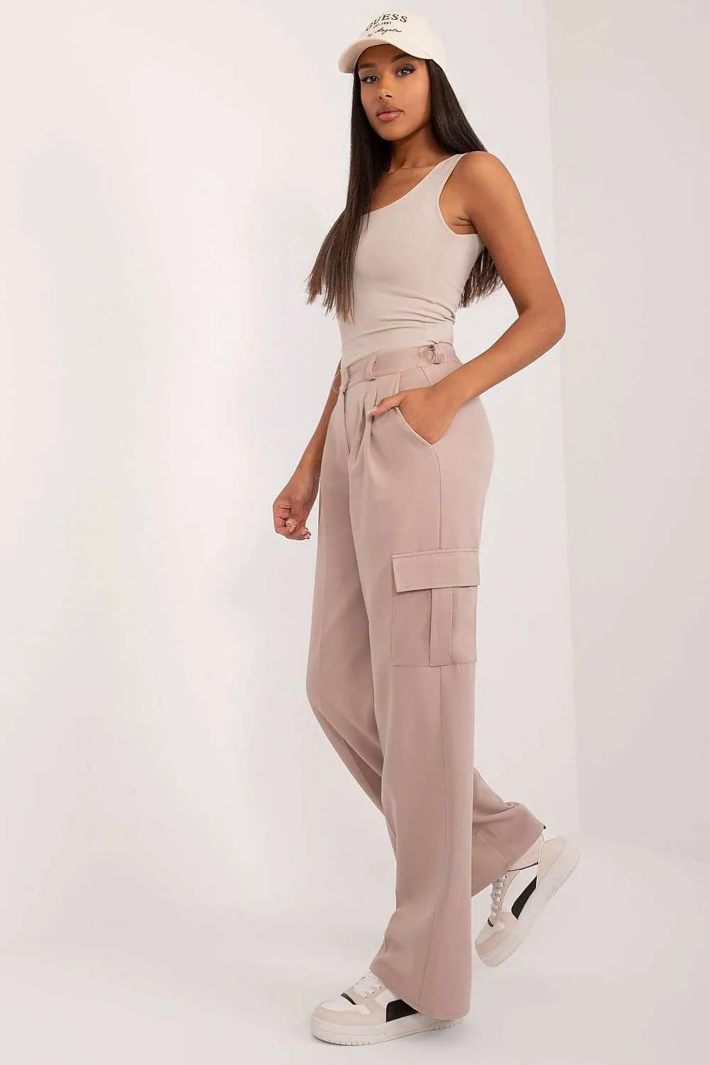High Waist Cargo Trouser