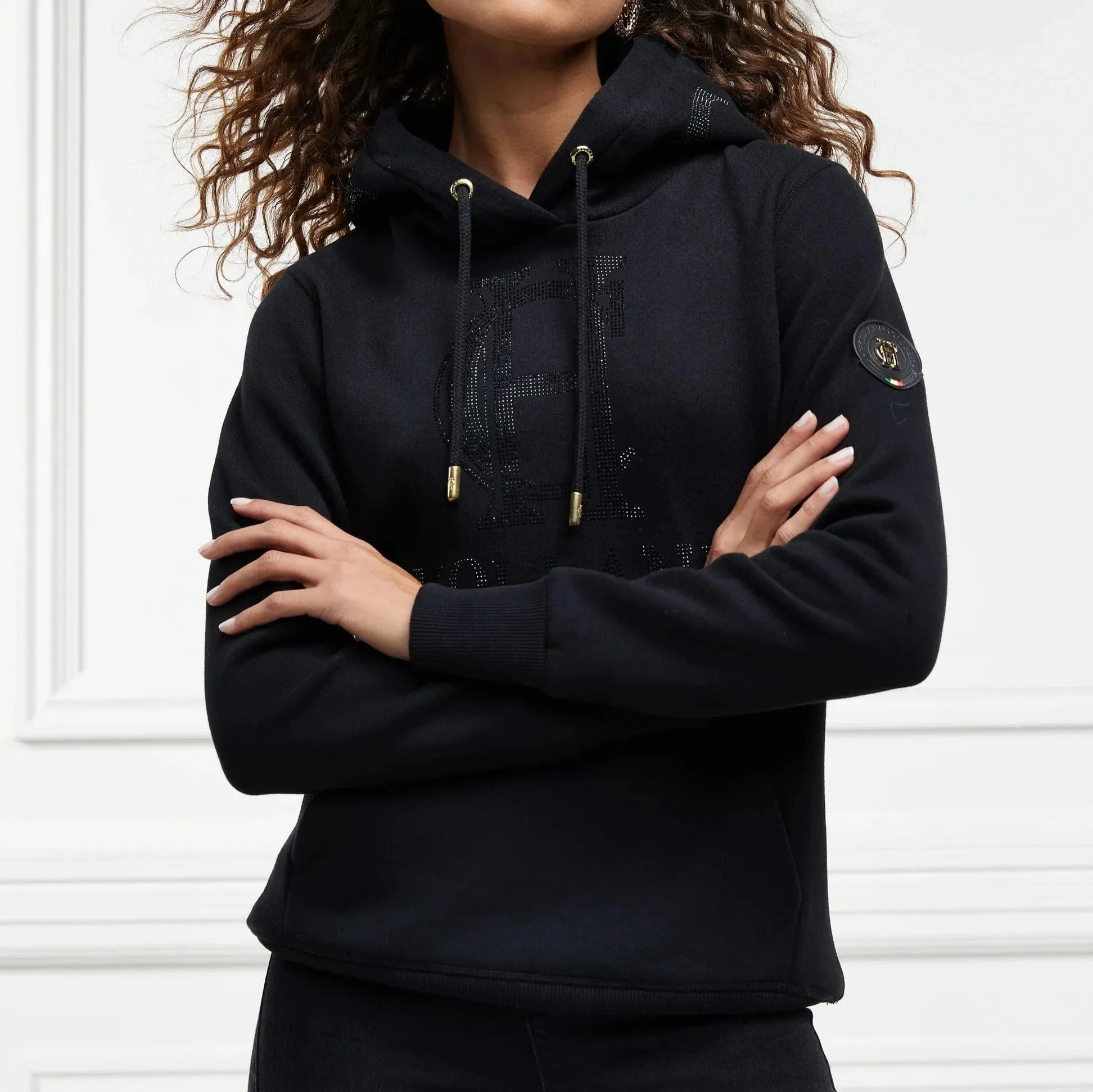 Holland Cooper Essential Hoodie In Black