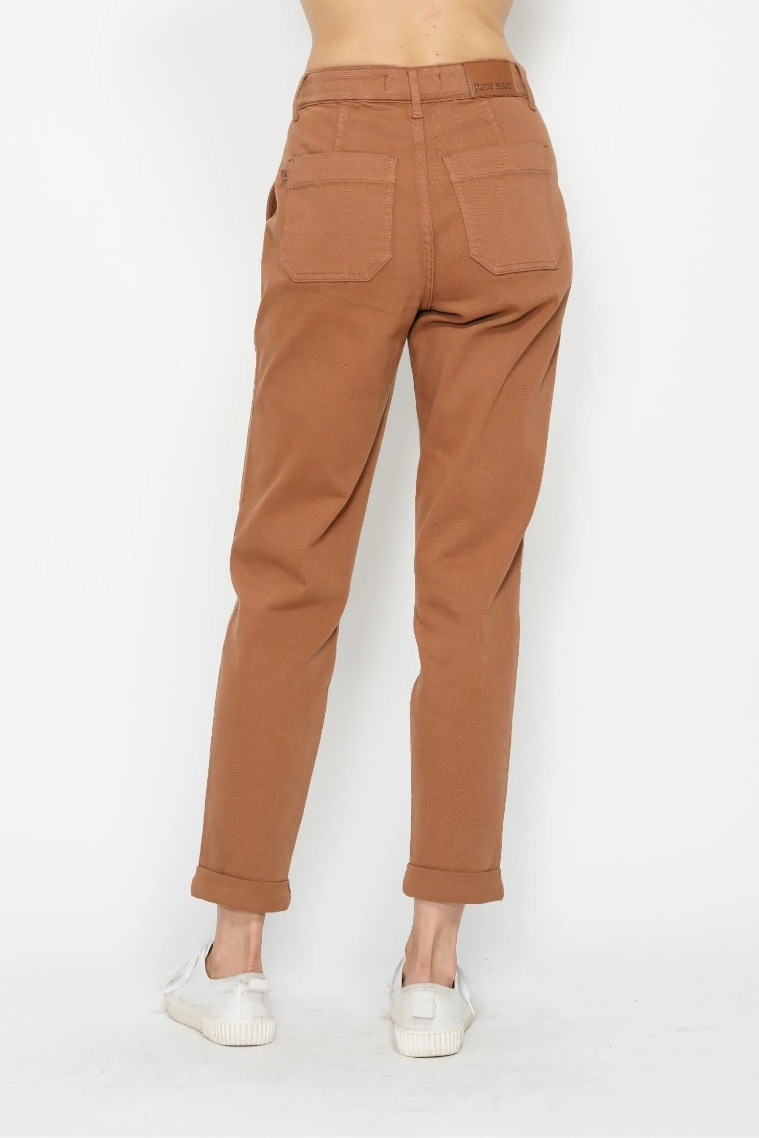 HW Garment Dyed Cuffed Jogger Brown JB108
