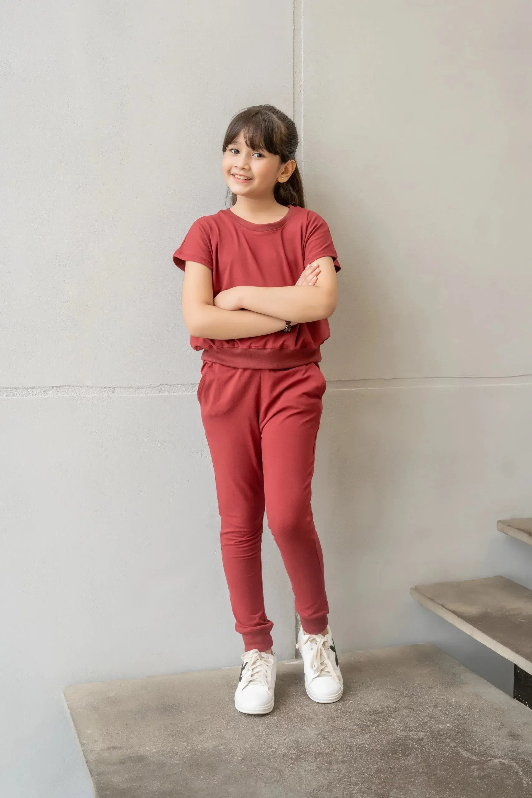 Jersey Co Ords - Red Pear