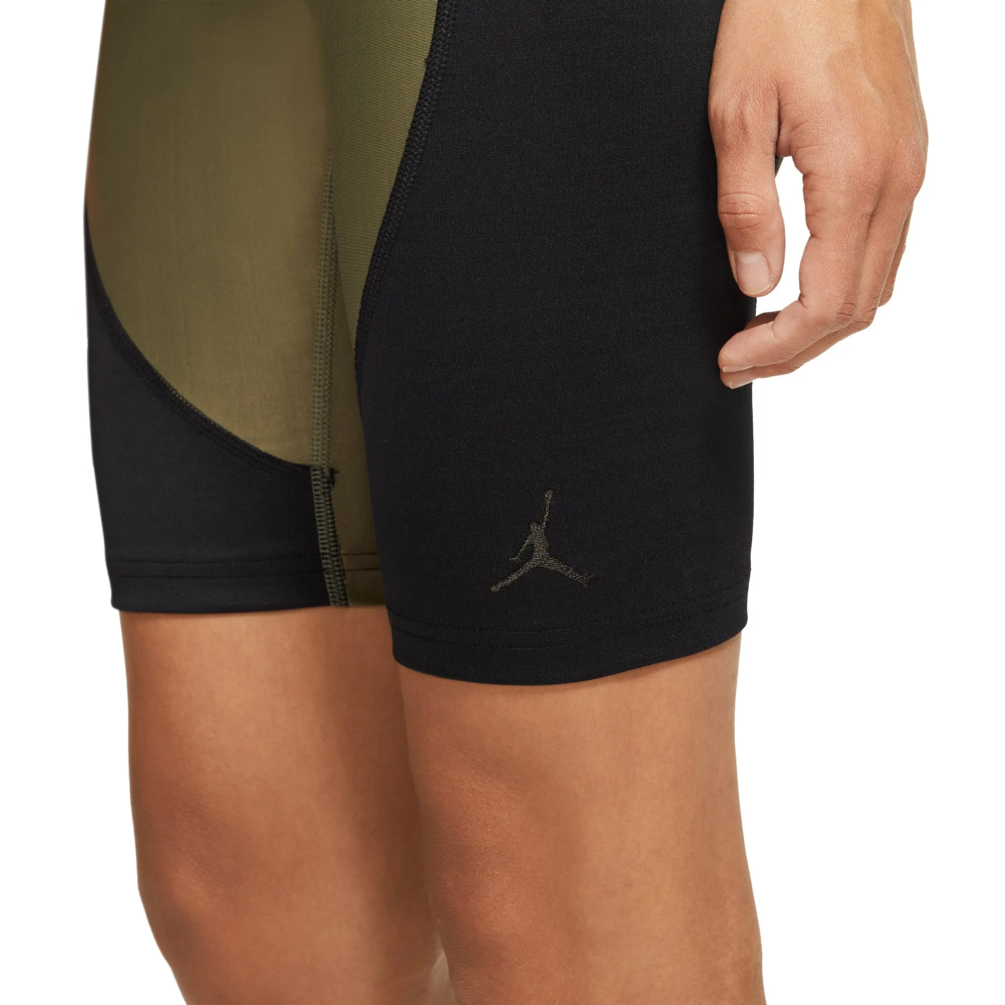 Jordan x Aleali May Womens Biker Shorts 'Brown'