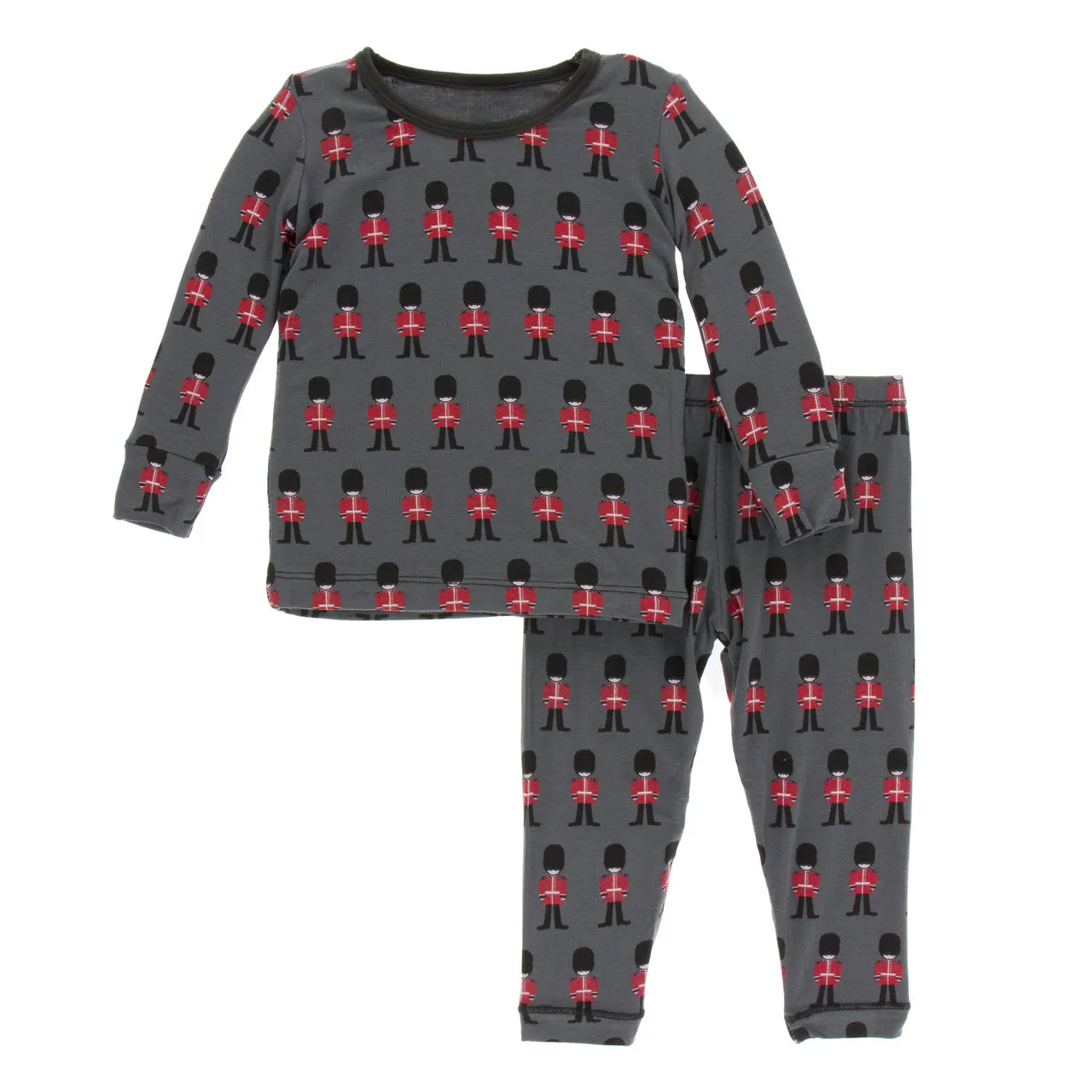 KicKee Pants London Long Sleeve Pajama Set in Queens Guard