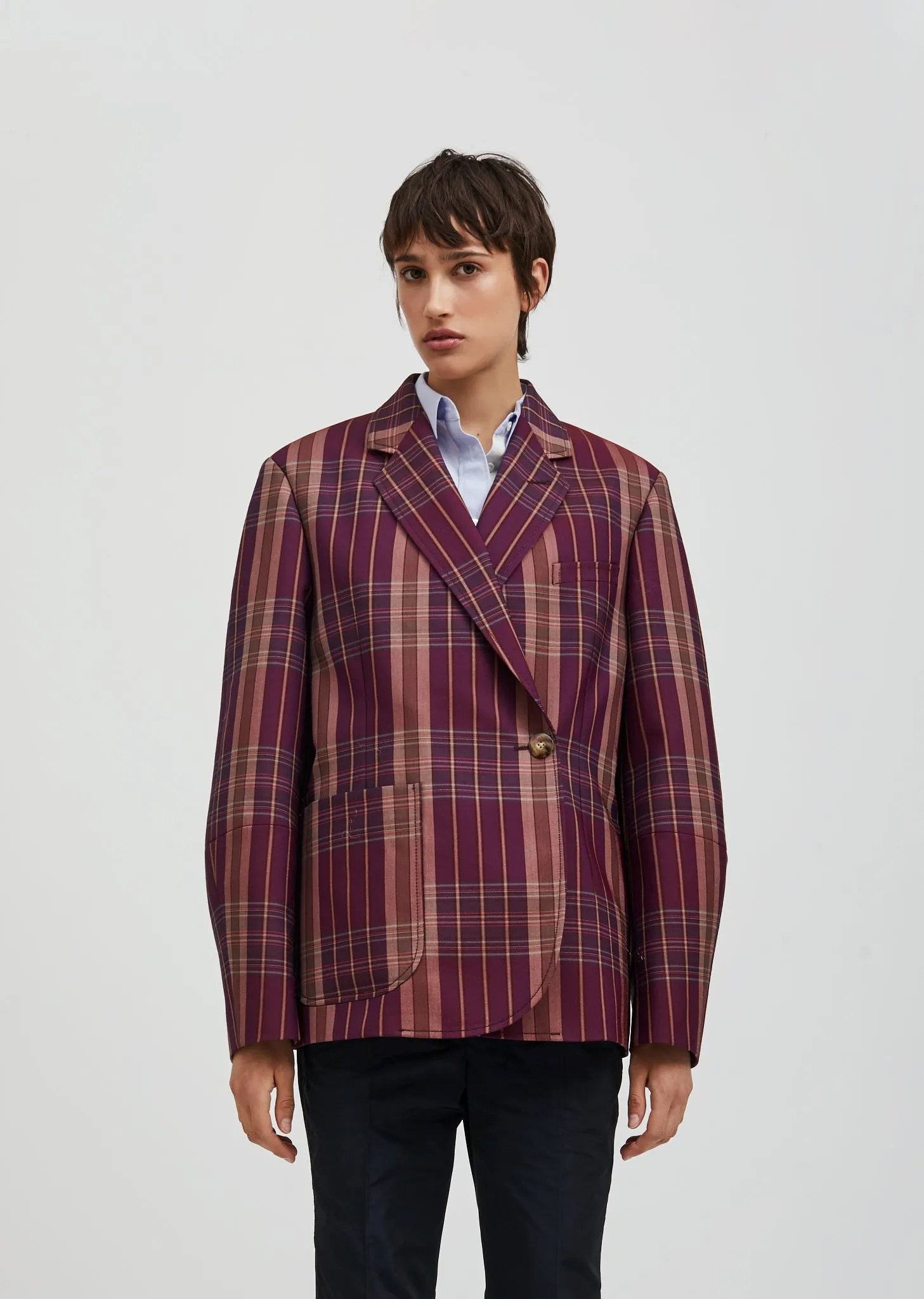 Kira Tech Check Blazer